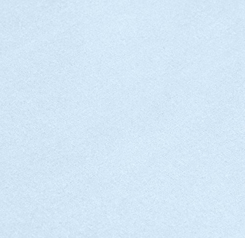 AmazonBasics 'Everyday' Bettlaken aus 100% Baumwolle, 280 x 320 cm - Blau - 3
